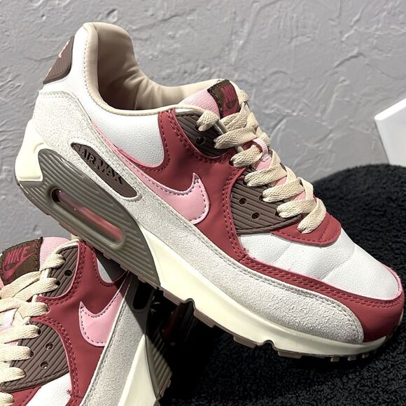 🔥🔥 NIKE AIR MAX 90 NRG “Bacon” Trainer Running Shoes Women Sz 8.5 - PERFECT - Picture 2 of 15